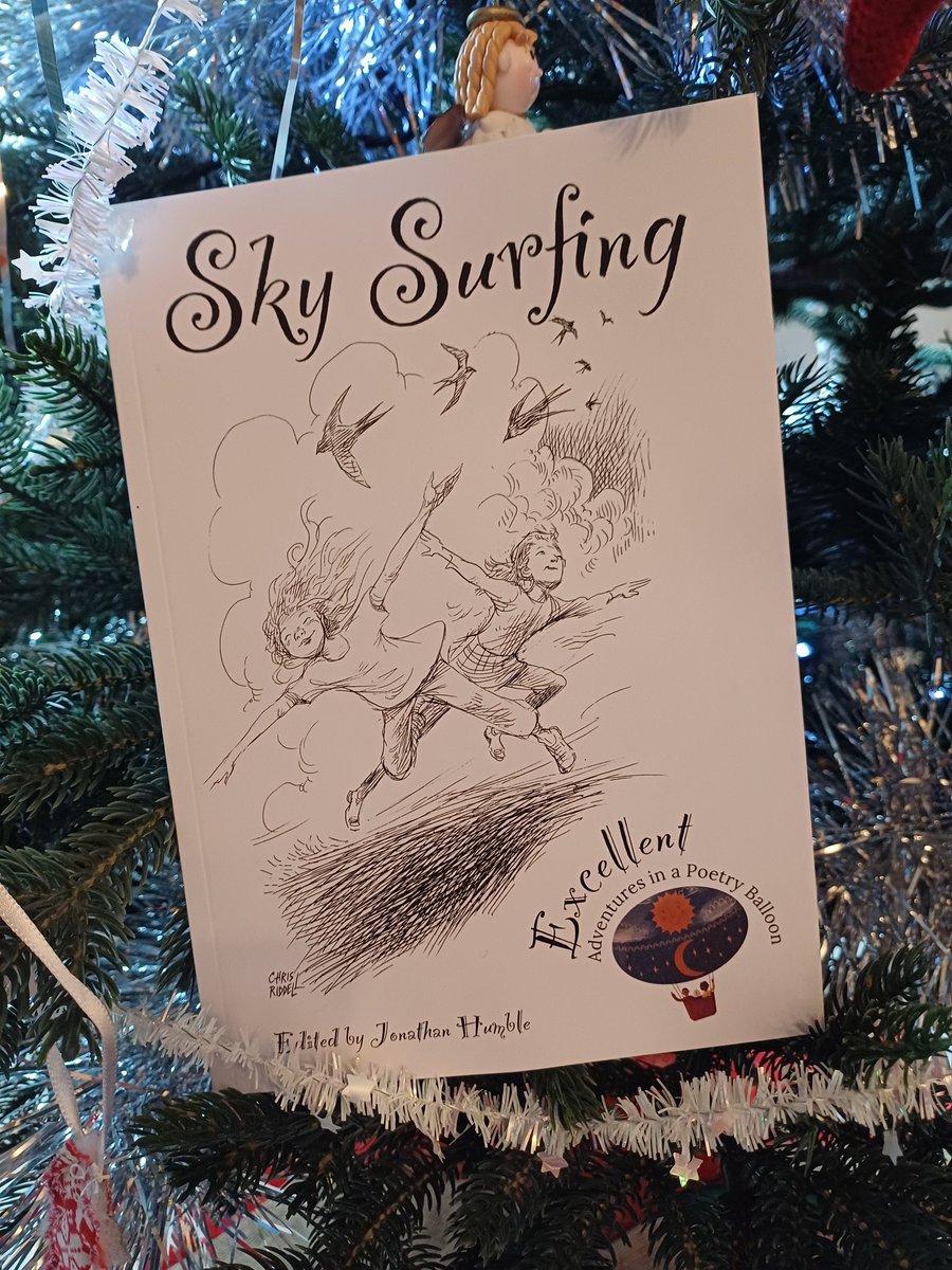 The postman finally came with a late Christmas treat!! Lovely to find my poem in such fabulous company in this anthology of children's poetry from <a href="/TheDirigible/">The Dirigible Balloon 🎈</a> 🎈