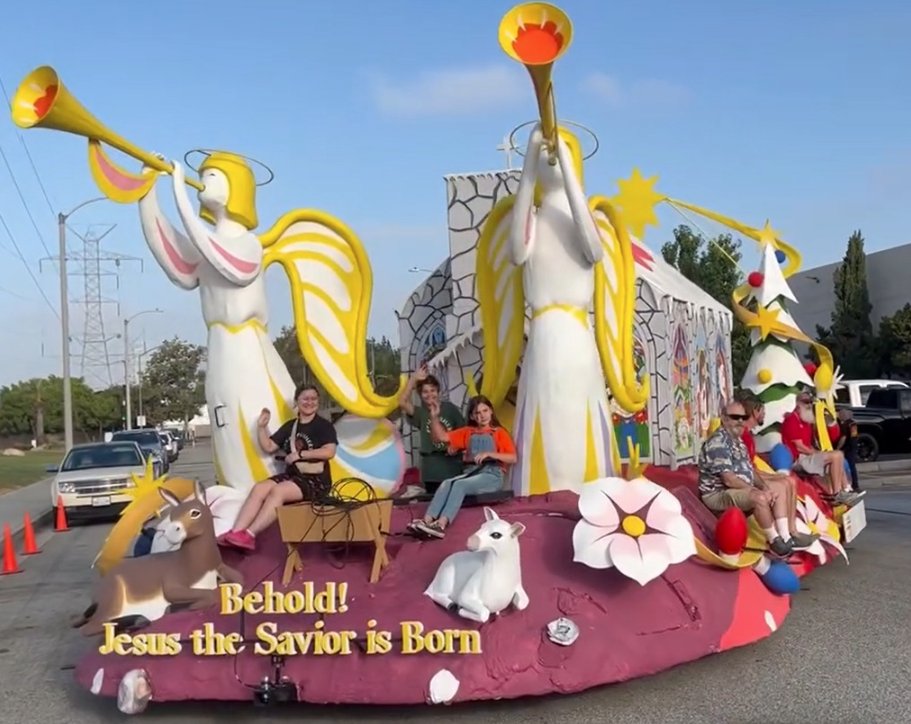 Just 1- more day until friends across the USA gather in So. CA to decorate the LHM 2025 Rose Parade Float for America’s New Year Parade. 2025 Parade theme Best Day Ever! And @ourLHM and <a href="/LutherTours/">LutherTours</a> we celebrate with the parade float entitled, Behold! Jesus the Savior is Born. 🙏