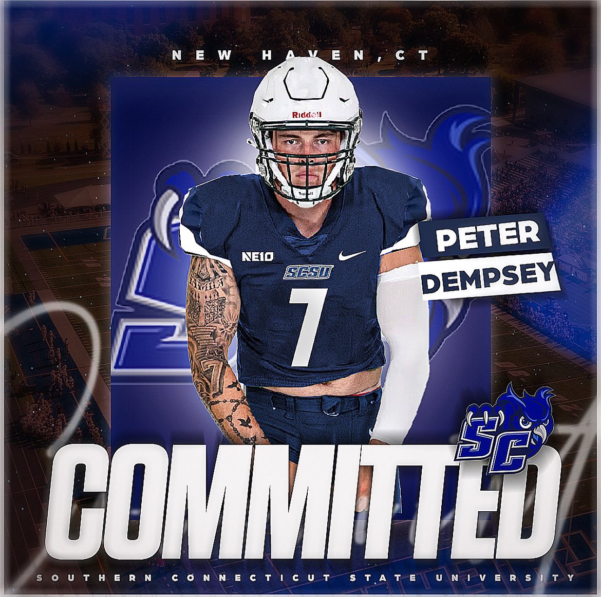 Peter Dempsey (@pjd_7_) on Twitter photo Blessed to announce I am committed to Southern Connecticut State University. Thank you God. <a href="/Tom_Godek/">Tom Godek</a> <a href="/CoachEggerling/">Coach Eggerling</a> <a href="/damehova9/">Damon Simmons</a> Blessed to announce I am committed to Southern Connecticut State University. Thank you God. <a href="/Tom_Godek/">Tom Godek</a> <a href="/CoachEggerling/">Coach Eggerling</a> <a href="/damehova9/">Damon Simmons</a>