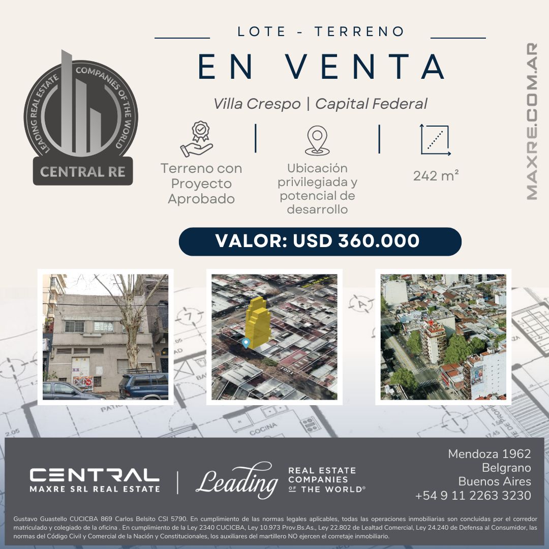 dpalunsky's tweet photo. vEnTa dE LoTes eN CABA https://t.co/aUzddN73Rj