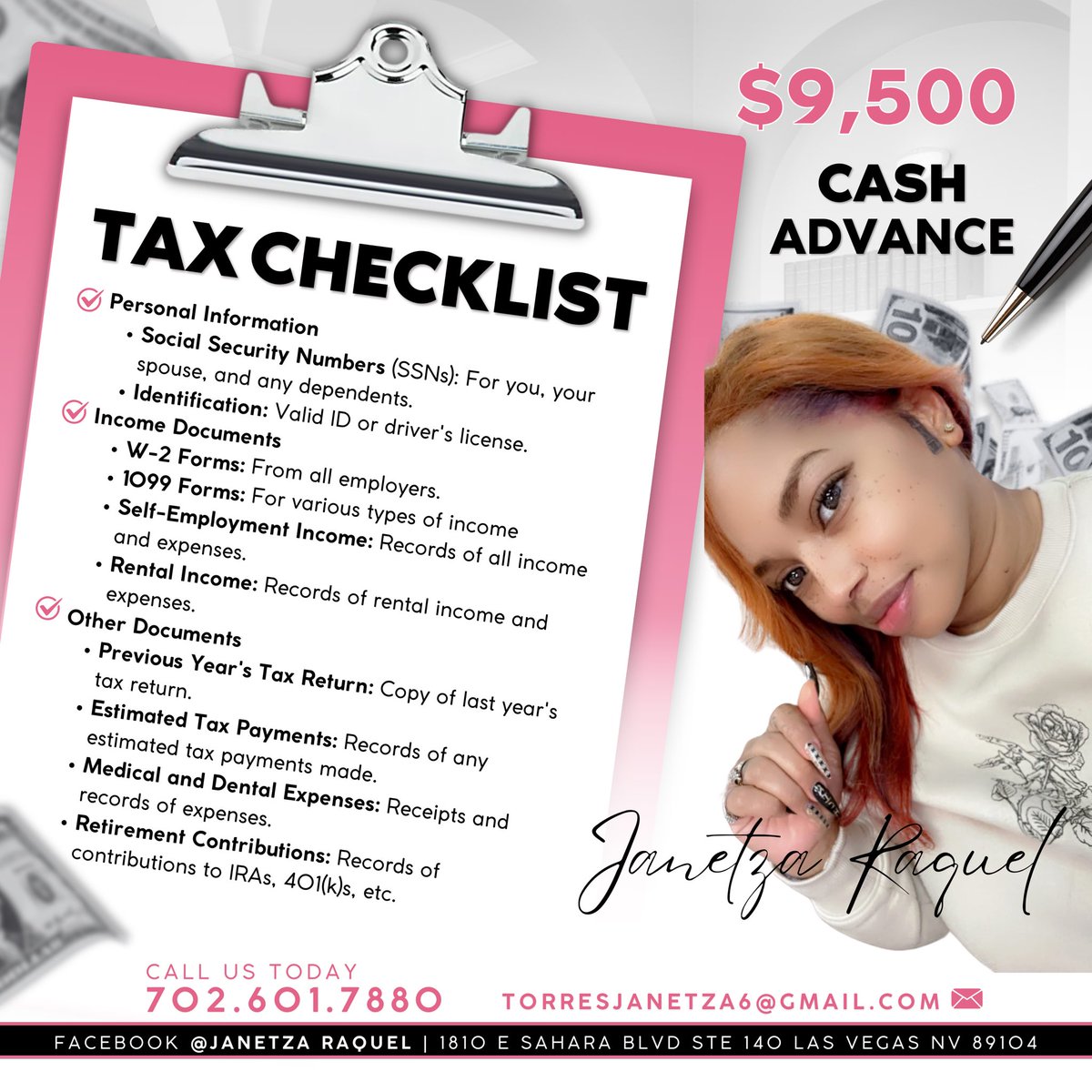 Prettypayton704's tweet photo. My daughter-in-law is doing taxes she is a certified CPA she can get you cash advances up to $9500 starting January 2 no matter your tax situation she can get you a refund any city and state https://t.co/JXfQFeTPaS
