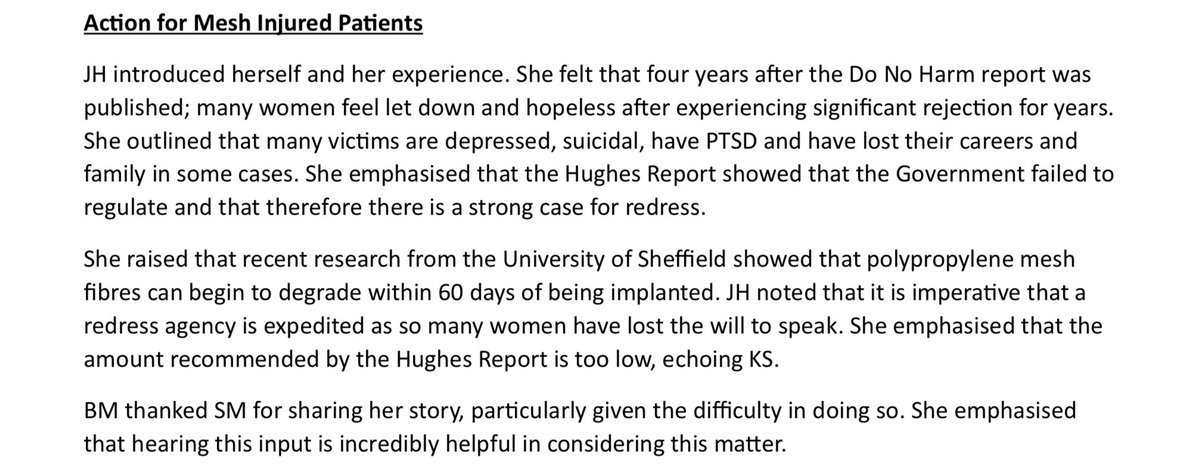 mesh injured patients 🕊 tweet media