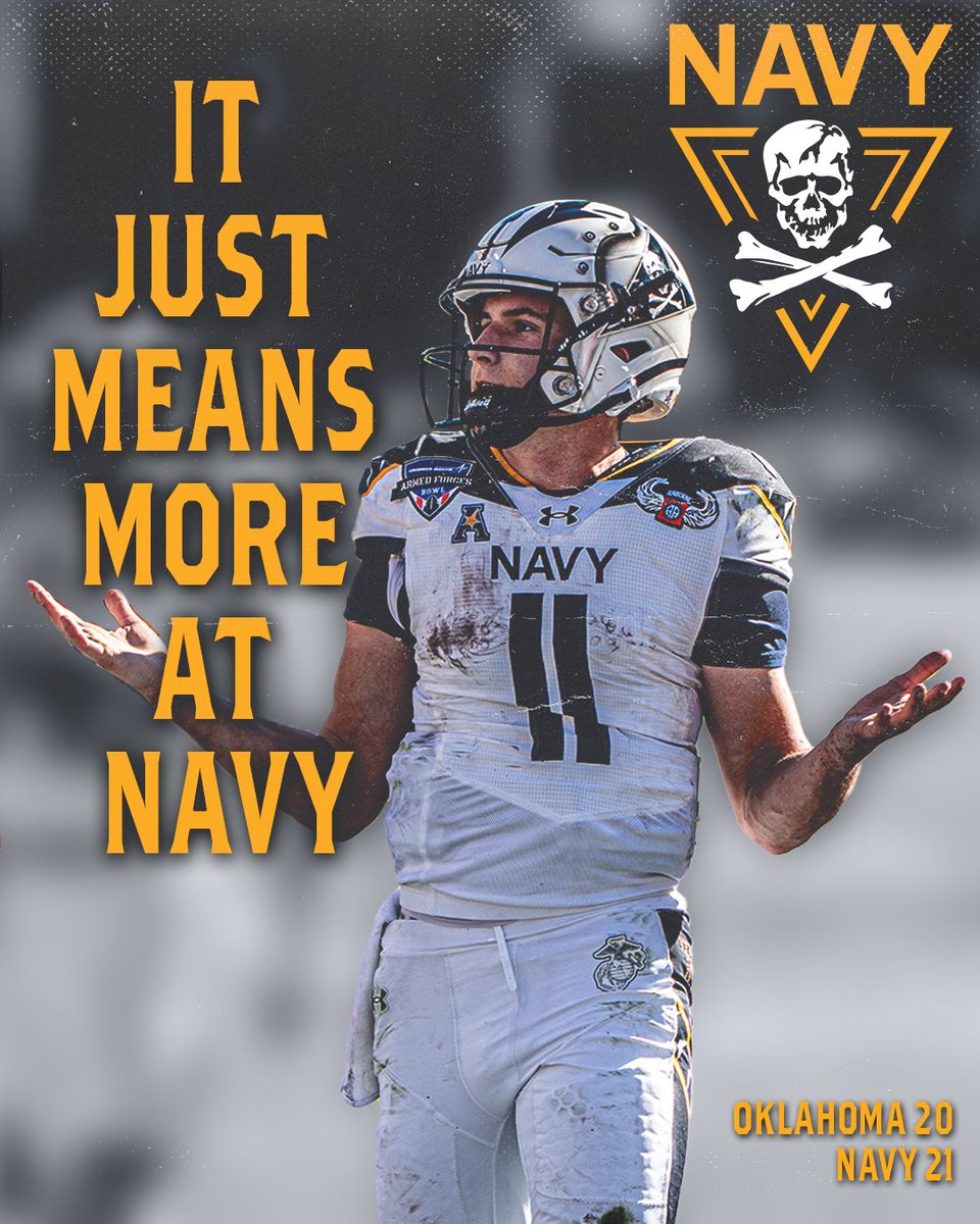 it just means more at Navy

#FearTheBones | #GoNavy | #RollGoats