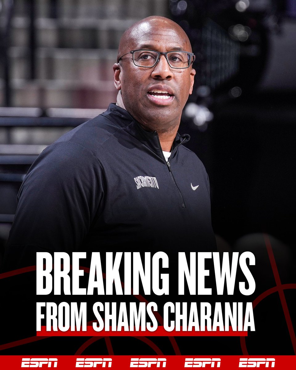 espn's tweet photo. Breaking: The Sacramento Kings have fired head coach Mike Brown, sources told @ShamsCharania.

Sacramento is in the midst of a five-game losing streak and has lost 12 of its last 17 games. https://t.co/8KQWjQaVzf