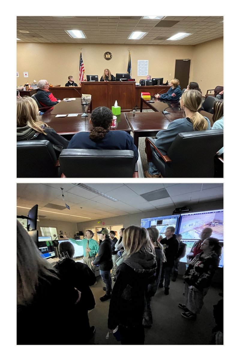 Our #DistanceLearning HS students in the <a href="/CiTi_BOCES/">CiTi</a> &amp; surrounding regions connect w/ college professors virtually for live instruction, but also take IRL field trips to drive the concepts home! Here are our <a href="/CayugaCC/">Cayuga Comm College</a> Criminal Justice Ss on a trip to Oswego Co. Public Safety!