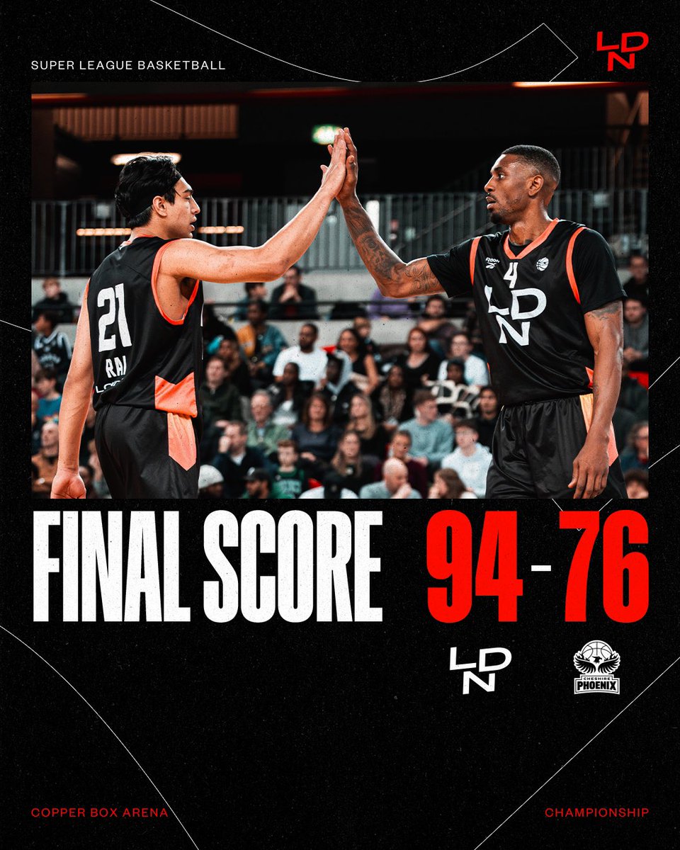 LondonLions's tweet image. In front of a packed out copper box arena the guys put on a show and took the W! 🔥

#WeAreLondon