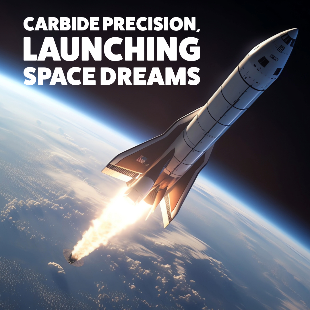 CarbideBurr's tweet image. SpaceX&apos;s parts need to withstand space extremes—and carbide tools help make that possible! 🌠 #EngineeringTools