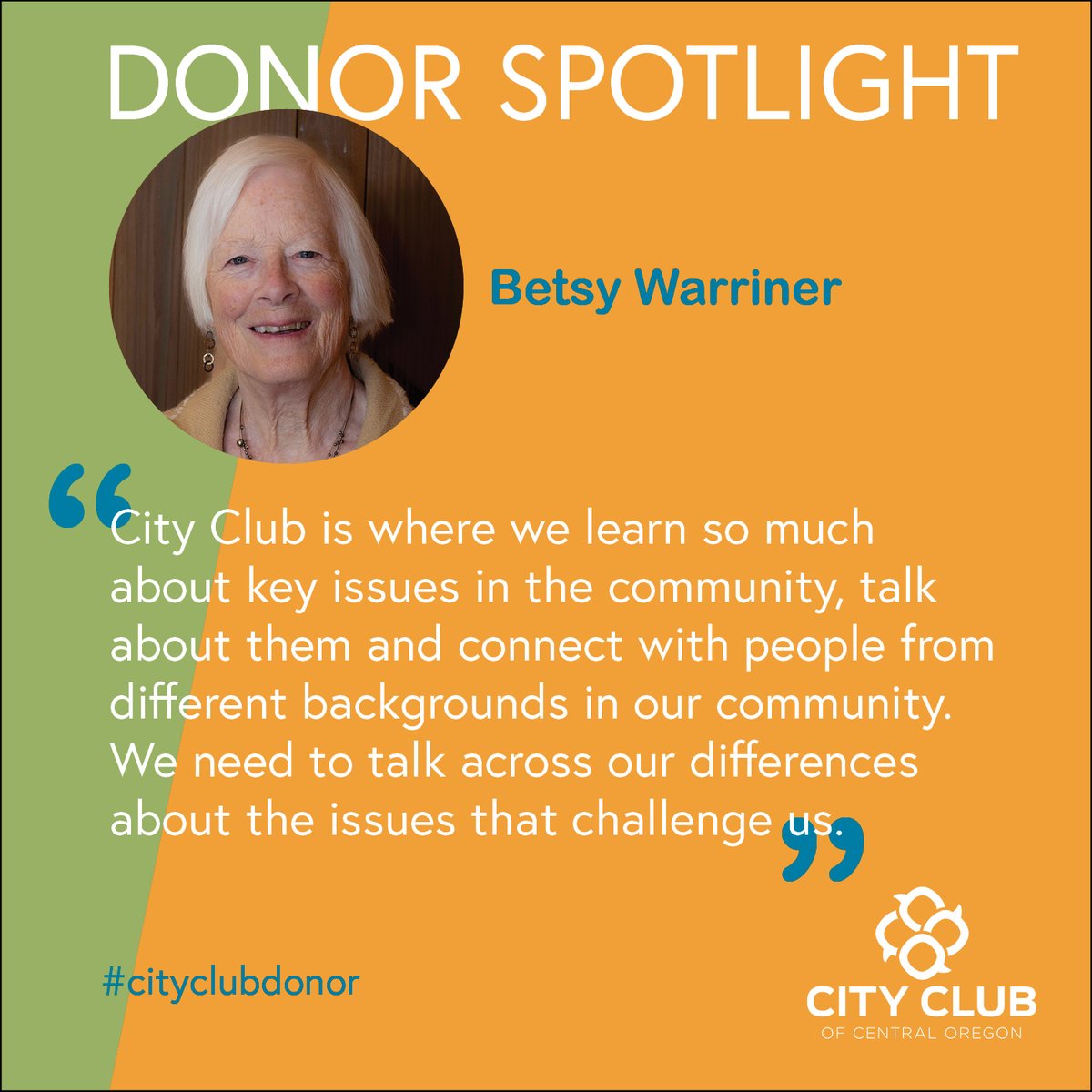 ⏳ Last chance to give! The Central Oregon Gives Campaign ends on December 31st. Help us continue fostering civic engagement and positive change in our community.

Donate today! 💙
🔗 ow.ly/MavW50Ut2rl
#CityClubCO #CentralOregonGives #YearEndGiving #MakeADifference