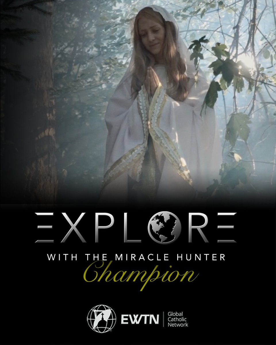 The Blessed Virgin Mary appeared in AMERICA?
<a href="/miraclehunter/">Miracle Hunter</a> travels to Champion, WI, where the Virgin Mary appeared to Belgian farm worker Adele Brise in 1859. This is the only Church-approved Marian apparition in the U.S.

Saturday at 6 p.m. ET - bit.ly/EWTNtv