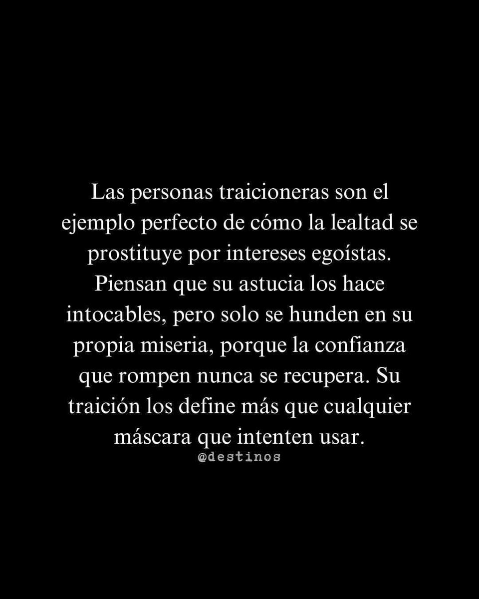La confianza una vez perdida difícilmente se puede recuperar, tomen nota.