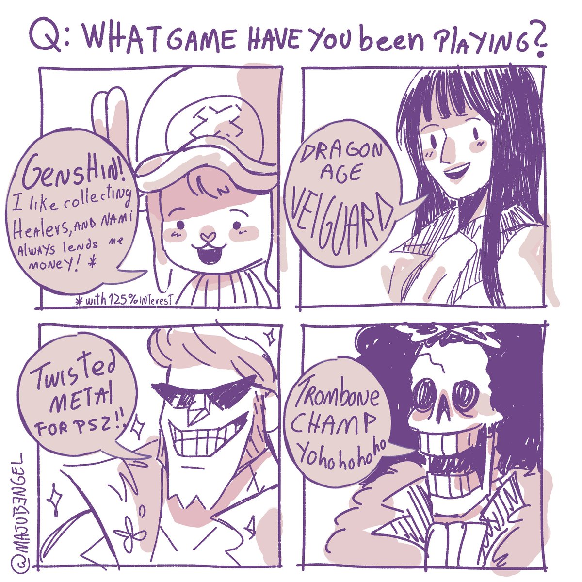 MajuBengel's tweet image. ✨🎮 Gamers 🎮✨

#Onepiece