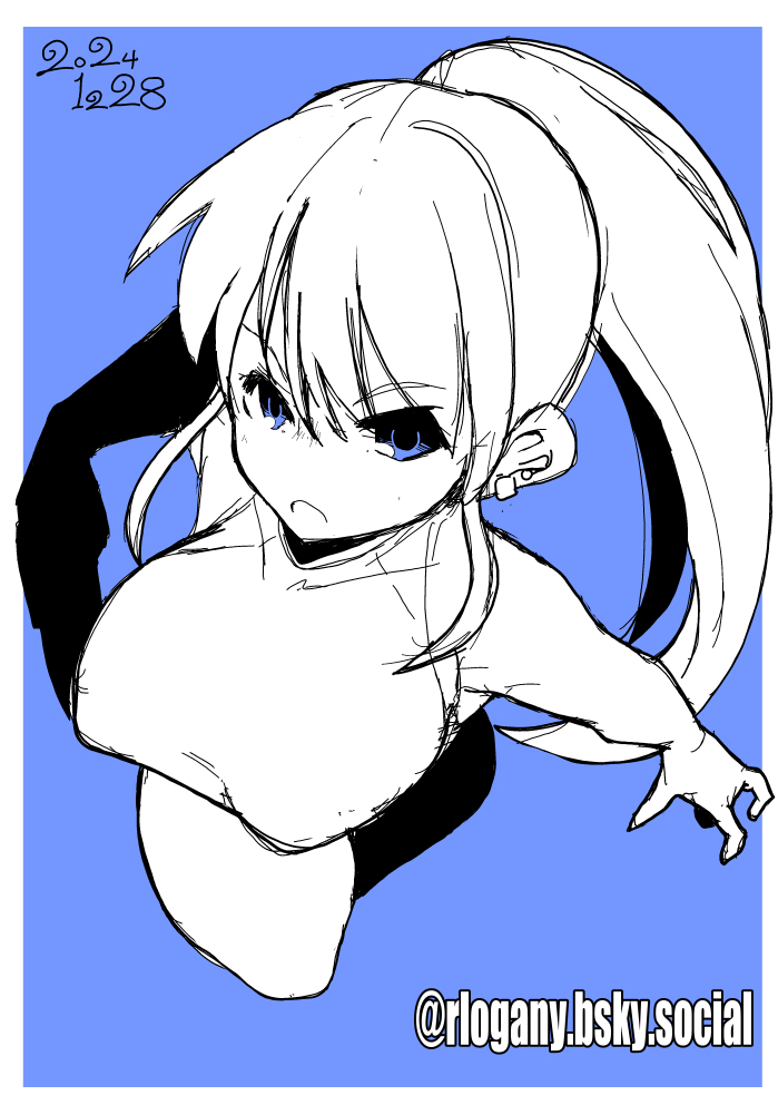 今日の朝ラフ
ポニテお姉さん 