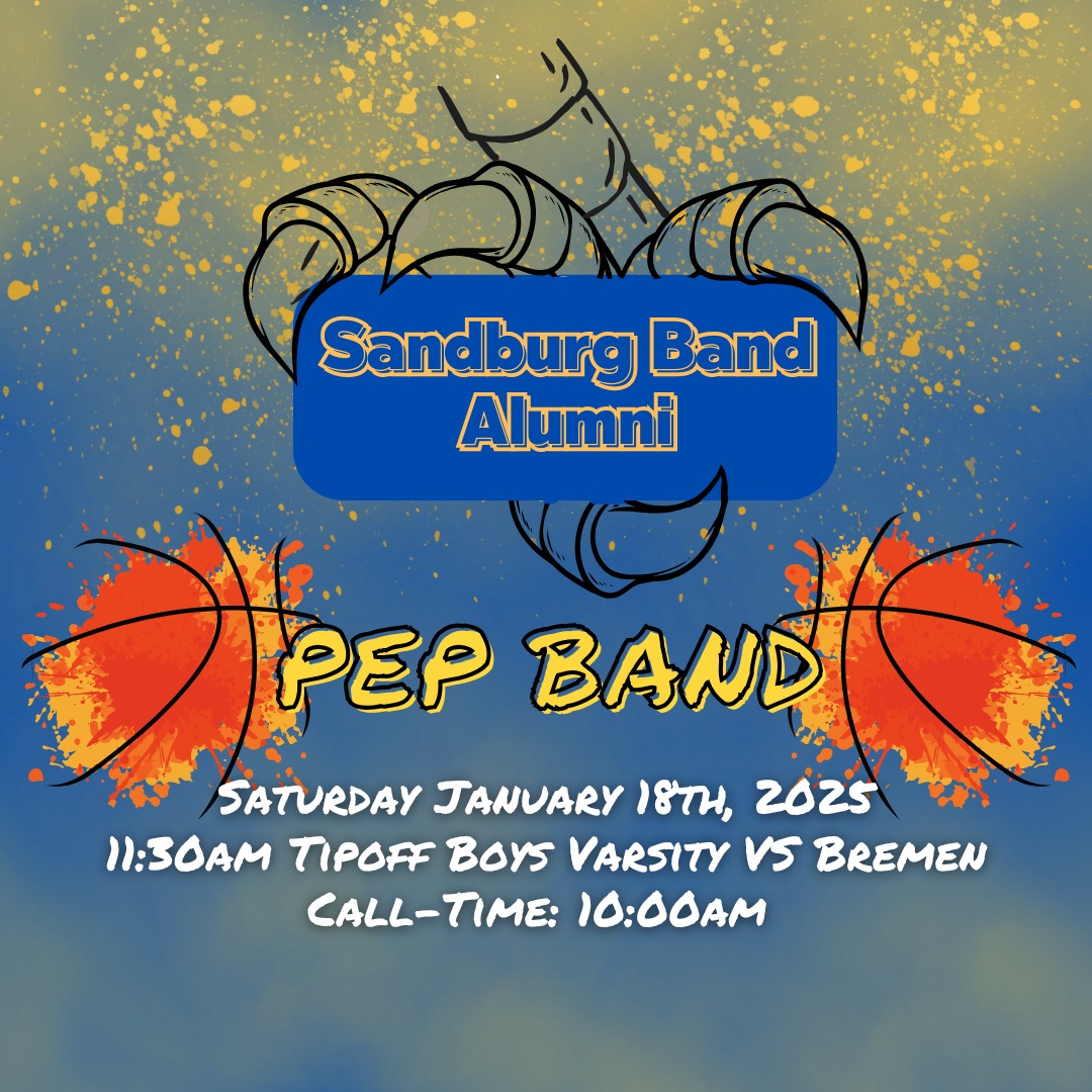 Sign up here: bit.ly/4gJTqss
We would love to have you back on campus!
Alumni Pep Band Game! 1/18/25 @ 10am
