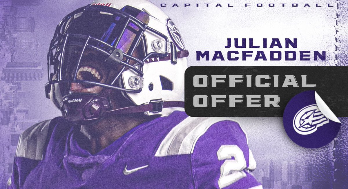 Julian MacFadden (@julianmacfadden) on Twitter photo After a great conversation with <a href="/Coachcalexander/">Charles Alexander</a> I’m happy to announce my first offer to Capital Football! <a href="/HyackFootball/">NWSS Hyack Football</a> After a great conversation with <a href="/Coachcalexander/">Charles Alexander</a> I’m happy to announce my first offer to Capital Football! <a href="/HyackFootball/">NWSS Hyack Football</a>