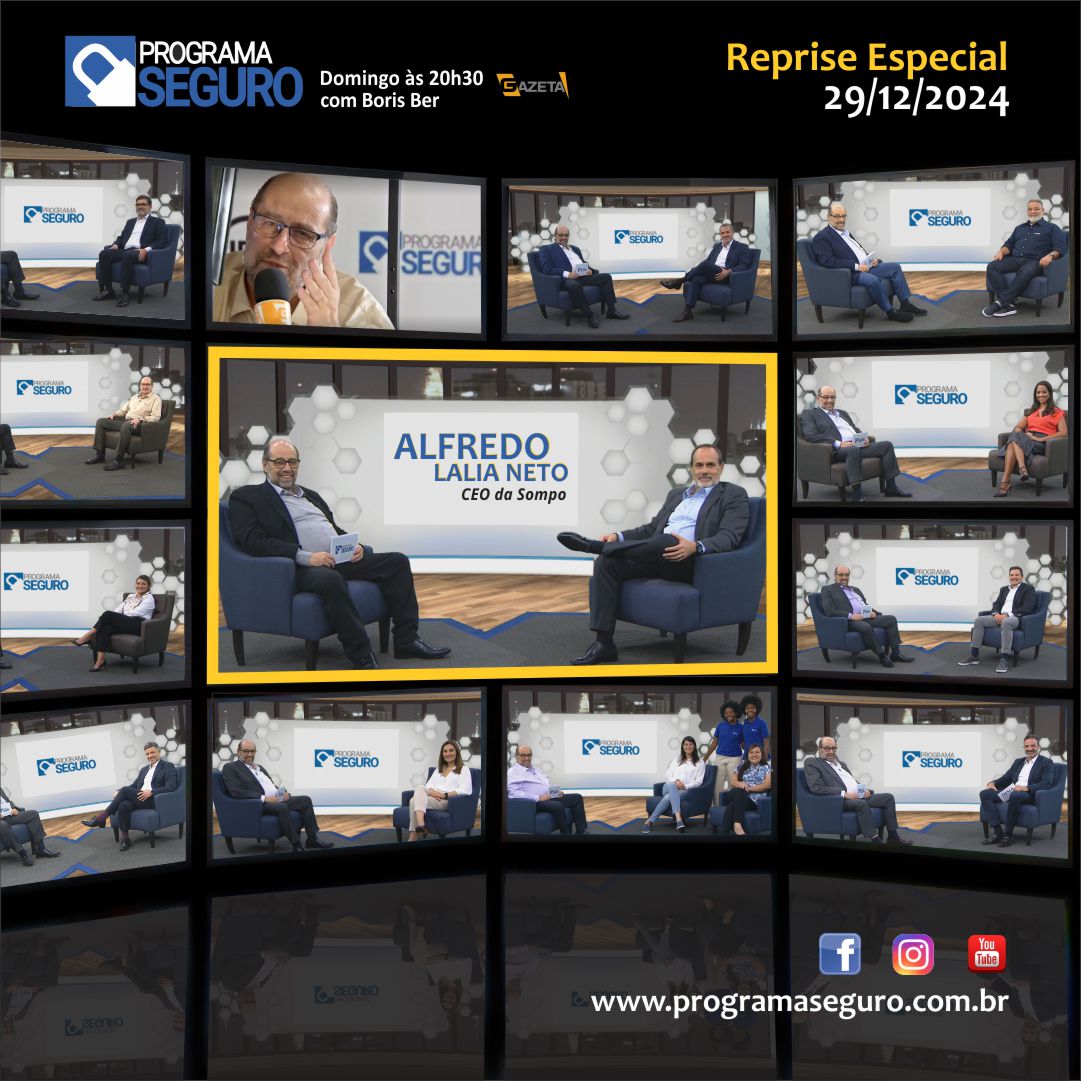 programaseguro's tweet image. Neste final de ano e início de um novo ciclo, selecionamos algumas entrevistas para Reprises Especiais.
Neste próximo domingo, a Reprise Especial será da entrevista com ALFREDO LALIA NETO - CEO da Sompo.