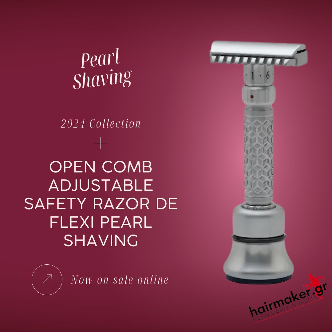 Open Comb Adjustable Safety Razor DE Flexi Pearl Shaving
shorturl.at/wrKgE
