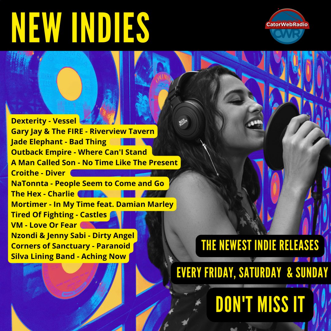Catorweb radio (@catorwebradio) on Twitter photo #NowPlaying #NewIndies
#Dexterity
<a href="/GJHoffmanMusic/">Gary Jay Hoffman</a>
#JadeElephant
#OutbackEmpire
<a href="/amancalledson/">A Man Called Son</a>
#NaTonnta
#TheHex
Mortimer
#TiredOfFighting
@VMindependent
<a href="/Nzondi3/">Nzondi (En-Zon-Dee)</a> via <a href="/AltTwistRadio/">Alternative Twist Radio</a>
<a href="/COSnROLL/">Corners of Sanctuary</a>
#SilvaLiningBand #NowPlaying #NewIndies
#Dexterity
<a href="/GJHoffmanMusic/">Gary Jay Hoffman</a>
#JadeElephant
#OutbackEmpire
<a href="/amancalledson/">A Man Called Son</a>
#NaTonnta
#TheHex
Mortimer
#TiredOfFighting
@VMindependent
<a href="/Nzondi3/">Nzondi (En-Zon-Dee)</a> via <a href="/AltTwistRadio/">Alternative Twist Radio</a>
<a href="/COSnROLL/">Corners of Sanctuary</a>
#SilvaLiningBand