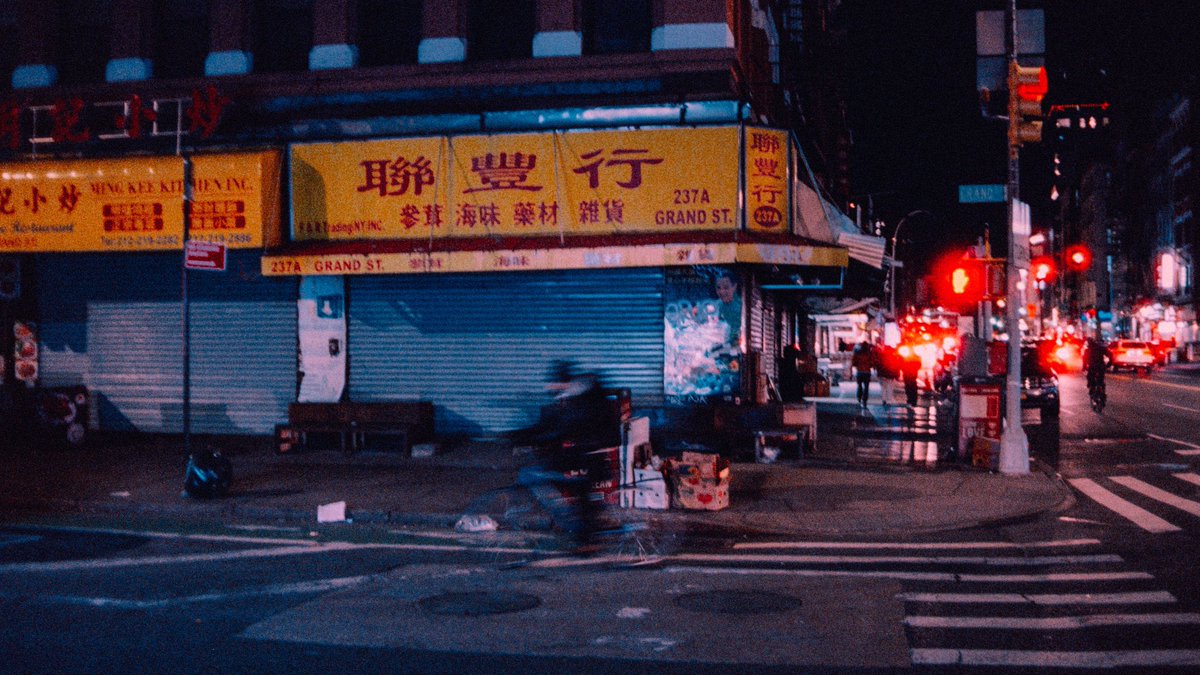 Cold nights in the city 

Shot on 35mm film