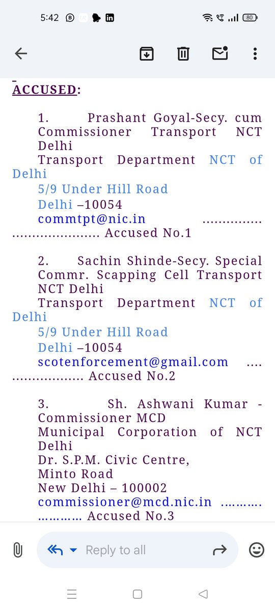 MukeshKulthia's tweet photo. Delhi police in action. NGT, SC or HC never passed orders to impound or scrap vehicles in use. Guidelines of Feb 2024 in name of EOL vehicle scraping policy proved illegal. Complaint for theft, robbery, dacoity of 10-15 years old cars lodged against Commr Tpt &amp; MCD
#carbandiscam https://t.co/g0vxekwiOc