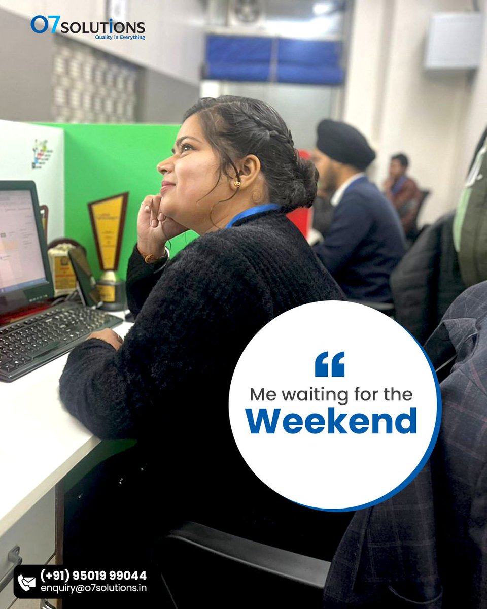 o7_solutions's tweet image. Waiting... for the weekend to kick in! ⏳😅

#O7Solutions #WeekendVibes #EmployeeLife #CorporateStruggles #StressFreeSoon