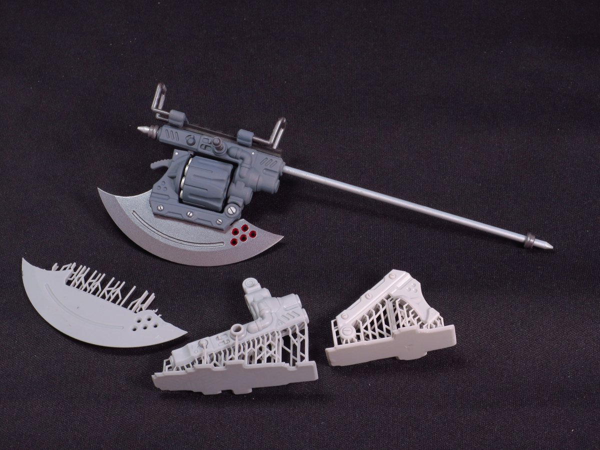 Commanders_Shop's tweet photo. #美少女プラモ #30MS #30FF #ショーコレジン
アックスパイルバンカー・リボルブは現在ショーコレジンに材料変え中なので今しばらくお待ち下さい🙇
材料変えたら寸法変わりまくって調整やり直し😢 https://t.co/8yswVEwyJ3