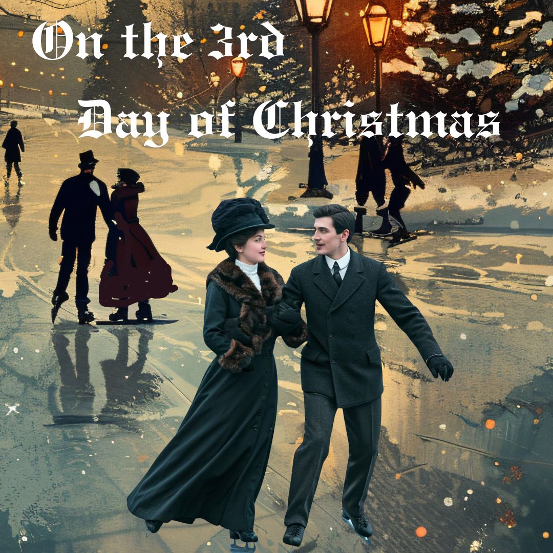 December 27th: Maybe spend some time ice skating, hopefully without any drama this time. Check out Murder on West Lake on Amazon now and be the first to leave a review. #historicalmystery #romanticmystery #cozymystery