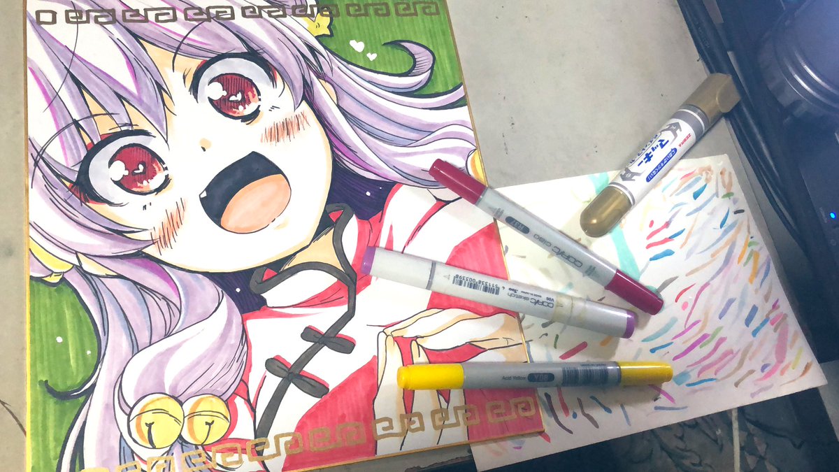 冬コミ用色紙シャンプー。
何枚描けるかなの巻。
#C105