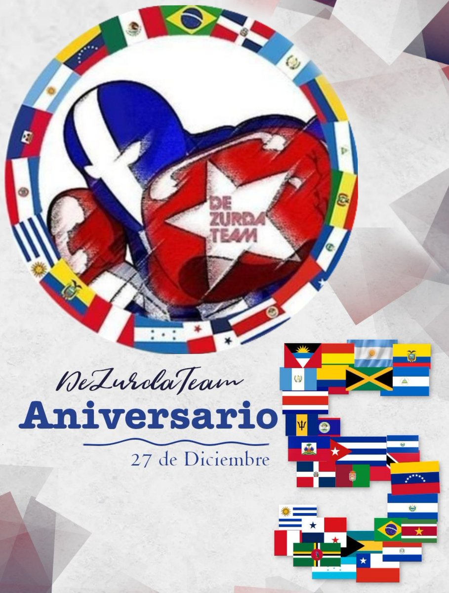 <a href="/DeZurdaTeam_/">DeZurdaTeam 📳</a> Feliz 5to aniversario🎉
No existe acción más hermosa que defender la Revolución🇨🇺. 
Felicidades ‼️
Seguimos en combate.