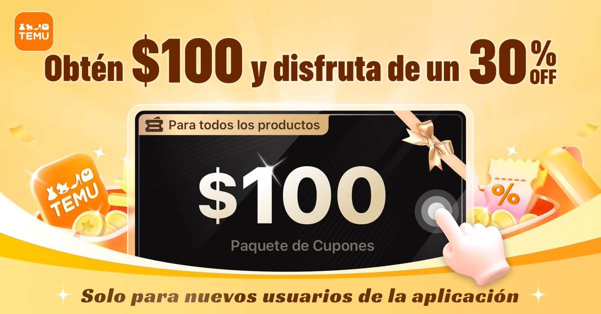 ⭐️ ¡Obtén tu kit de cupones de $100 ahora! ¡Haz clic aquí 👉 temu.to/k/uvfsrhjhhnk Obtén directamente 💰$100 en la aplicación Temu aquí: app.temu.com/m/mp4ik52mlu8
¡Otra sorpresa para ti! ¡Haz clic en temu.to/k/u57hyoj06v6 para ganar dinero conmigo juntos🤝!