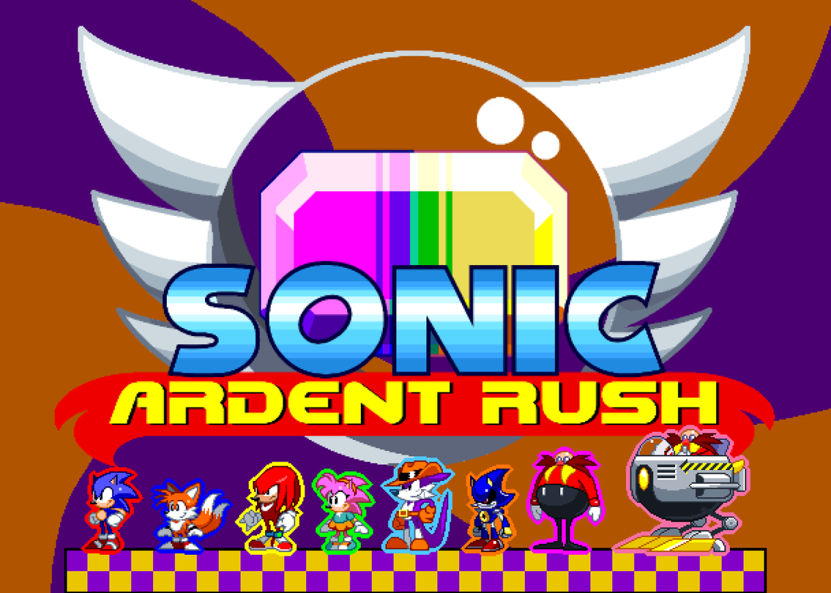 sonicardentrush's tweet photo. Hey all! Word limit sucks so I'll keep this brief

- Gameplay is changing to be something a bit more Sonic-like (dw, it's still a platform fighter)
- Cuz of this, we had to scrap most of our sprites and we decided to redo the style entirely
- We changed the name to Ardent Rush https://t.co/pPEN3OhiuX