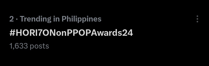 Anchors! Keep on tweeting. We're trending at #2 spot already. Use our official tags for today. 

HORI7ON PPOP AWARDS24

#HORI7ONonPPOPAwards24
#HORI7ON #호라이즌
<a href="/HORI7ONofficial/">HORI7ONofficial</a>
<a href="/PpopMusicAwards/">PPOP Music Awards</a>