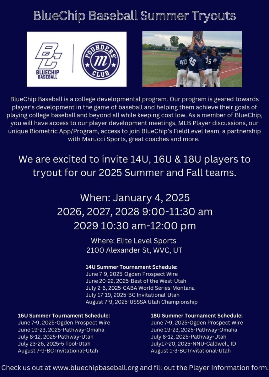 Come join our program!