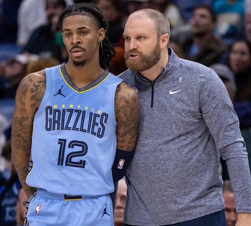 esidery's tweet photo. The Grizzlies’ core four of Ja Morant, Jaren Jackson Jr., Desmond Bane, and Zach Edey is absolutely destroying teams:

135.1 OffRtg (1st)
104.5 DefRtg (2nd)
+30.7 NetRtg (1st)

Memphis looks the part of a legitimate title contender with a 14-3 record over their last 17 games. https://t.co/HbKsIz8IH2