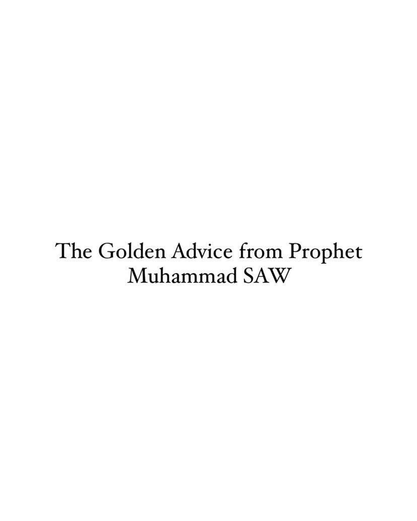 7signxx's tweet photo. Golden Advices from the Messenger of Allah ﷺ.

THREAD https://t.co/Sghup0THSB