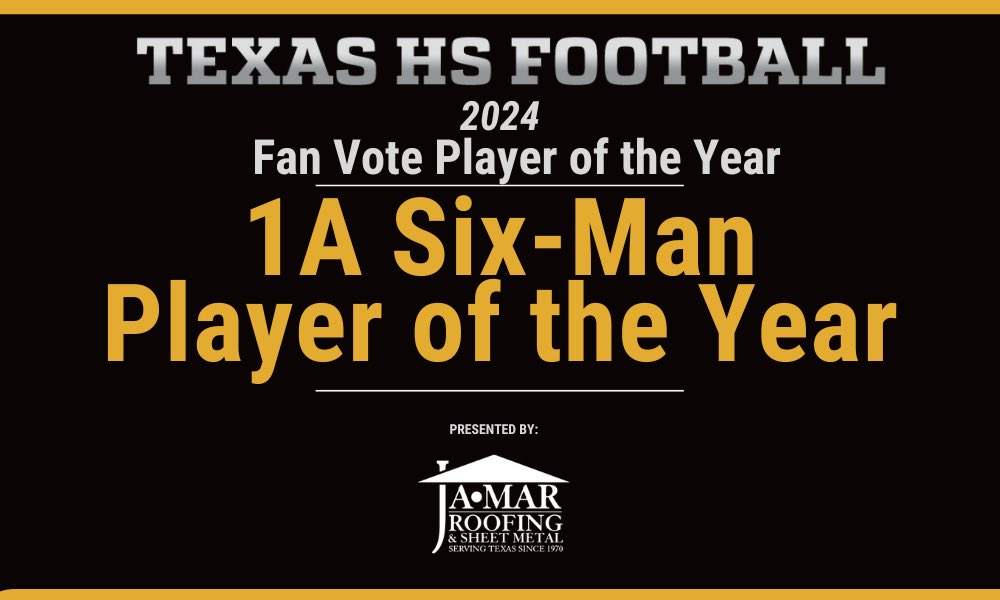 He did it. Buena Vista’s Jackie Jurado is the Texas 1A Player of the Year.

What a special way for his family, teammates and community to remember and honor him🙏🏼💙🕊️