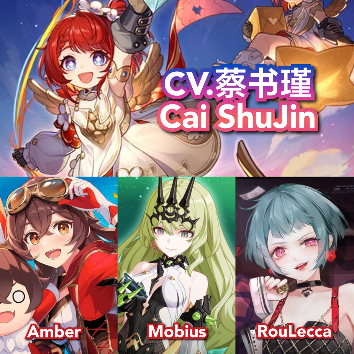 Rachii_Chan's tweet photo. #Tribbie's CN VA! 蔡书瑾 Cai ShuJin!
🎂30th April 1996

🎙️Other Works:
●Exusiai《Arknights》

#HonkaiStarRail #HSR #崩坏星穹铁道 https://t.co/CkoLQrg34O
