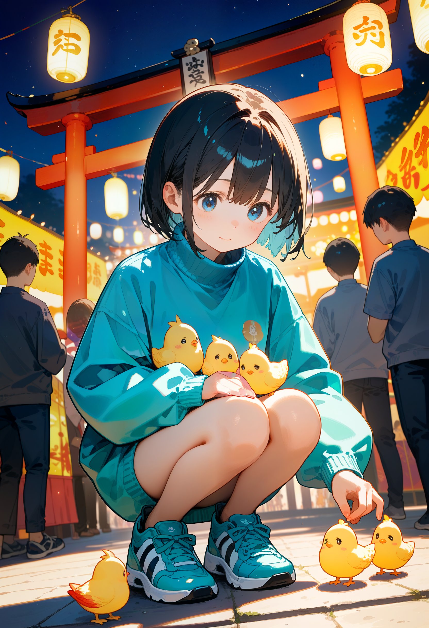 コロコロひよこ(濃い色)♡小瓶 コロコロひよこ(濃い色)♡小瓶