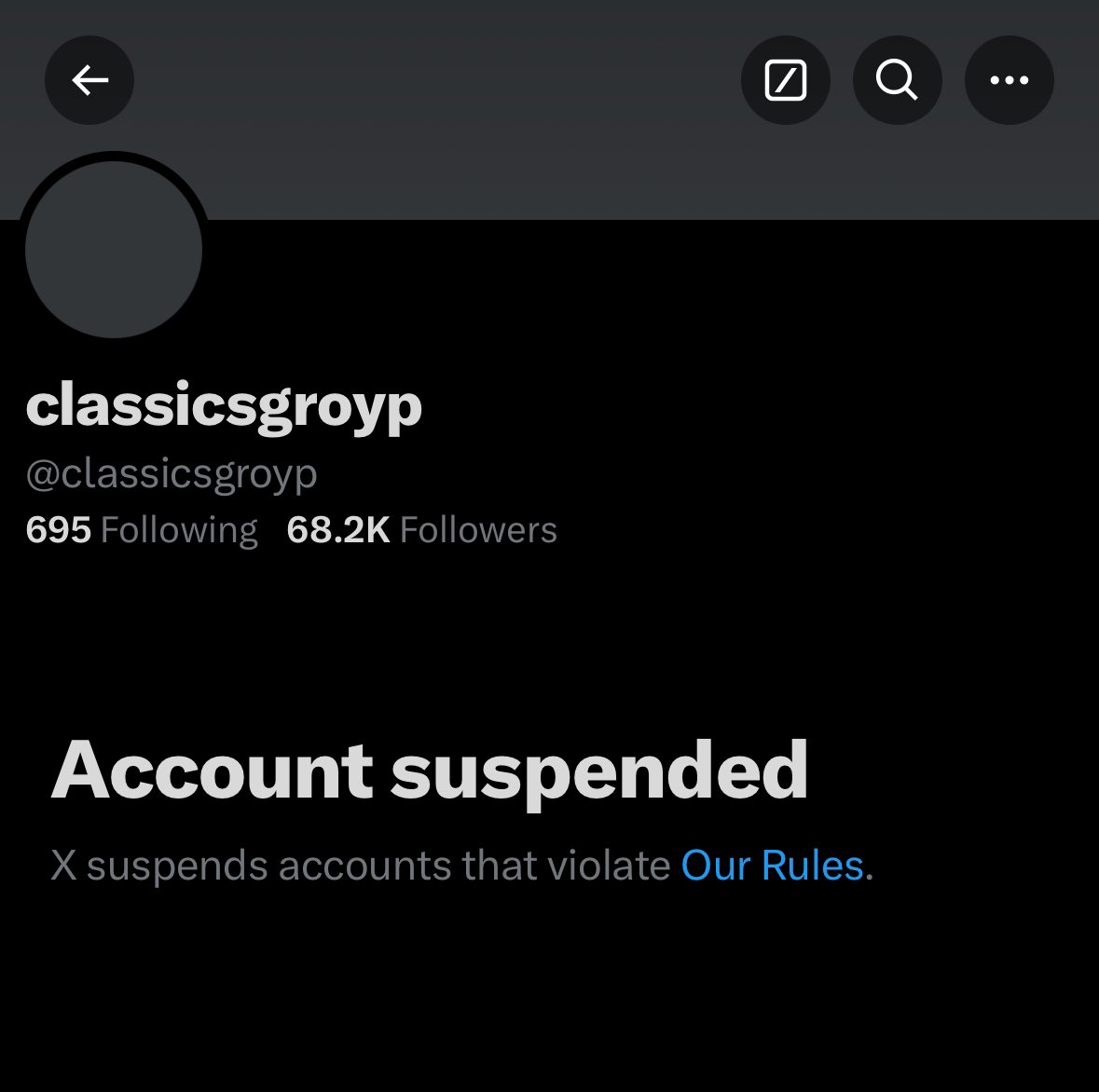 NickJFuentes's tweet image. Yesterday the @ConservativeOG and @ProjectGroyp brand accounts were stripped of their features.

Today, about a dozen medium-sized accounts associated with @ProjectGroyp were suspended. All of them have been outspoken about H-1B.

Everybody needs to be speaking up about this now.