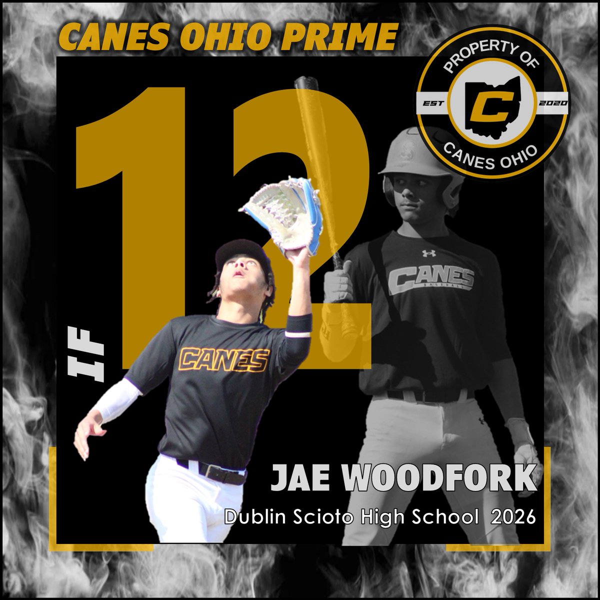 Canes Ohio Prime 2027 (@canesoh2027) on Twitter photo WEEKLY SPOTLIGHT: <a href="/JaeWoodfork/">Jae Woodfork</a> joined us this fall covering infield with a solid bat! Looking forward to what he does in the summer. WEEKLY SPOTLIGHT: <a href="/JaeWoodfork/">Jae Woodfork</a> joined us this fall covering infield with a solid bat! Looking forward to what he does in the summer.