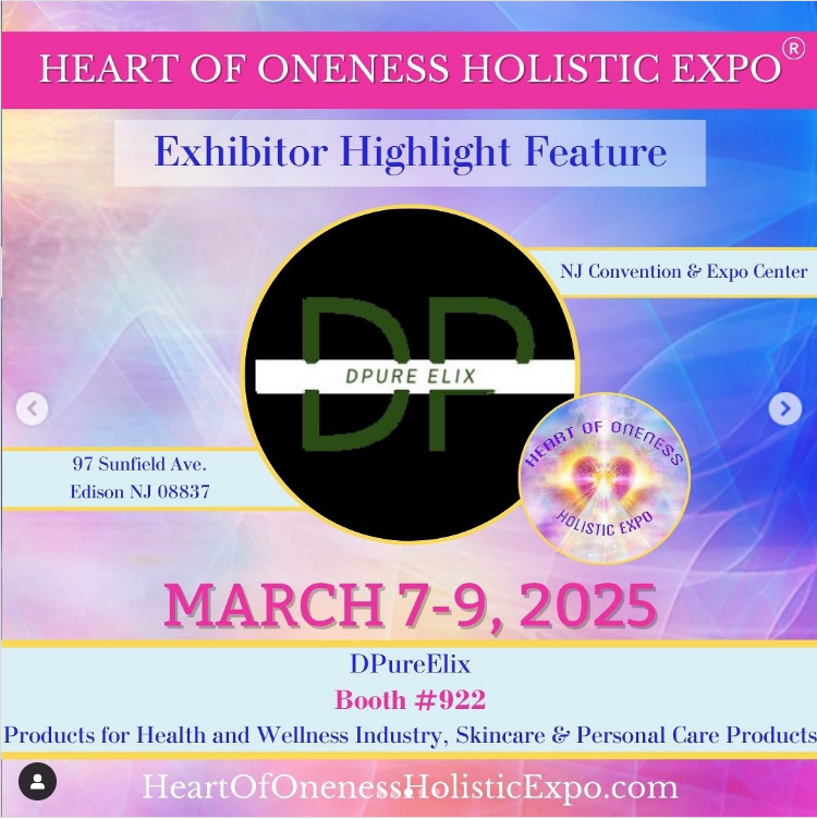 DPureElix's tweet photo. Hello, Heart of Oneness Community and happy Friday! 🌈 Let’s kick off the weekend with some excitement as we highlight many more beautiful souls joining us for our March 2025 celebration! 💡

🌟 @thedandelionkitchen - Booth 116

🌟 @donnamarieartyse23 - Booth 114

🌟 @dpureelix - Booth 922

🌟 Flow Into Love - Booth 621

🌟 @dyesbyfaith - Booth 126

The energy ⚡️ is already building, and we can’t wait to share even more in the coming weeks. Get ready for a journey filled with connection, inspiration, and infinite possibilities! ✨
•
•
#heartofoneness #hooheexpo #hoohe25 #spiritguide #empowerment #thingstodoinnj #connection #holistichealth #holistichealing #healingmindset #njevents #exhibitorshowcase #endlessinspiration