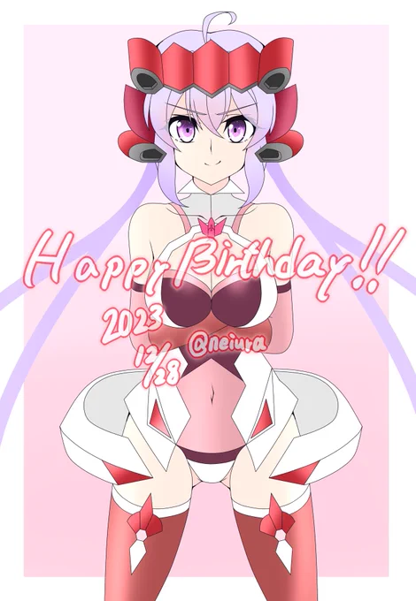 #雪音クリス生誕祭2024過去絵になりますがおめでとうございます 