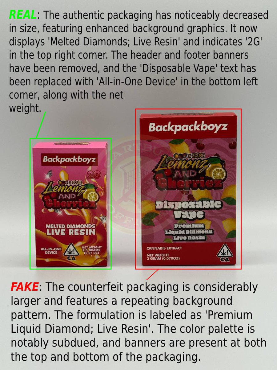 How to spot a fake 2g BackPackBoyz Disposable I'd appreciate it if you guys could repost it cost nothing How to spot a fake 2g BackPackBoyz Disposable I'd appreciate it if you guys could repost it cost nothing