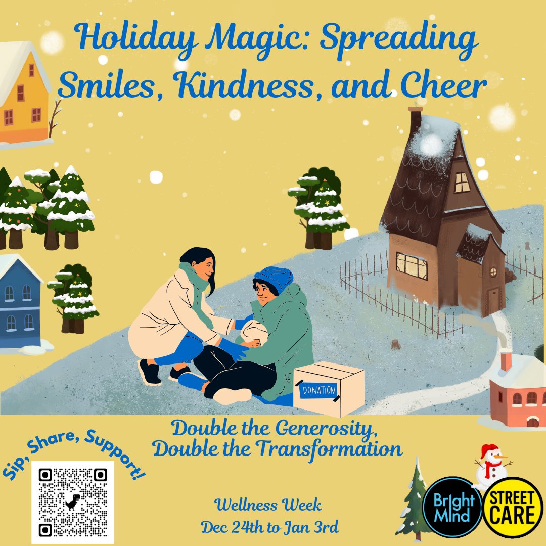 BrightMindCare's tweet photo. This season, let’s give back the love and compassion. Every small act makes a big difference! Double your impact with the Sip at Home Challenge. 💕

📲 Join us: https://t.co/49P9UiZcMQ

#SipatHome #HolidayJoy #GiveBack https://t.co/sstBxJWyOy