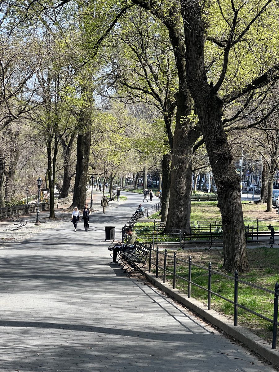 jmassengale's tweet image. #RiversideDrive 2 - Clarke &amp;amp; Rapuano rebuilt a bridle path designed by Frederick Law Olmsted and made it a greensward between the promenade and the Drive. No other street in the world has a section quite like this.