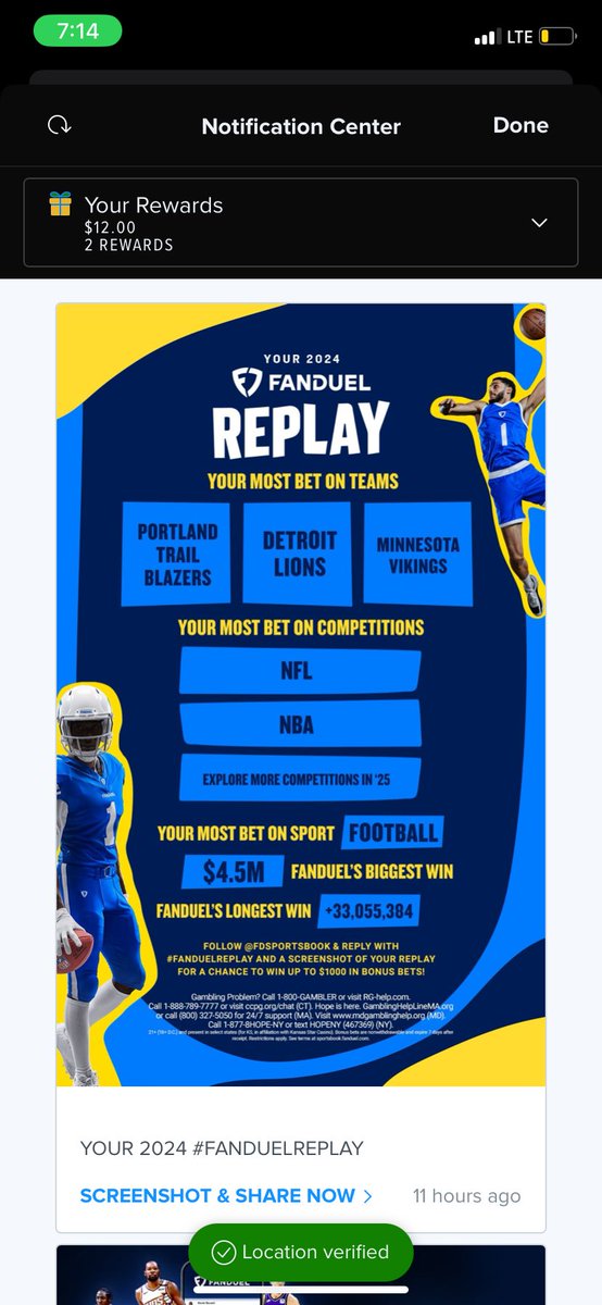 DetroitYJ's tweet photo. #fanduelreplay @FDSportsbook https://t.co/AcyCVRKrcg