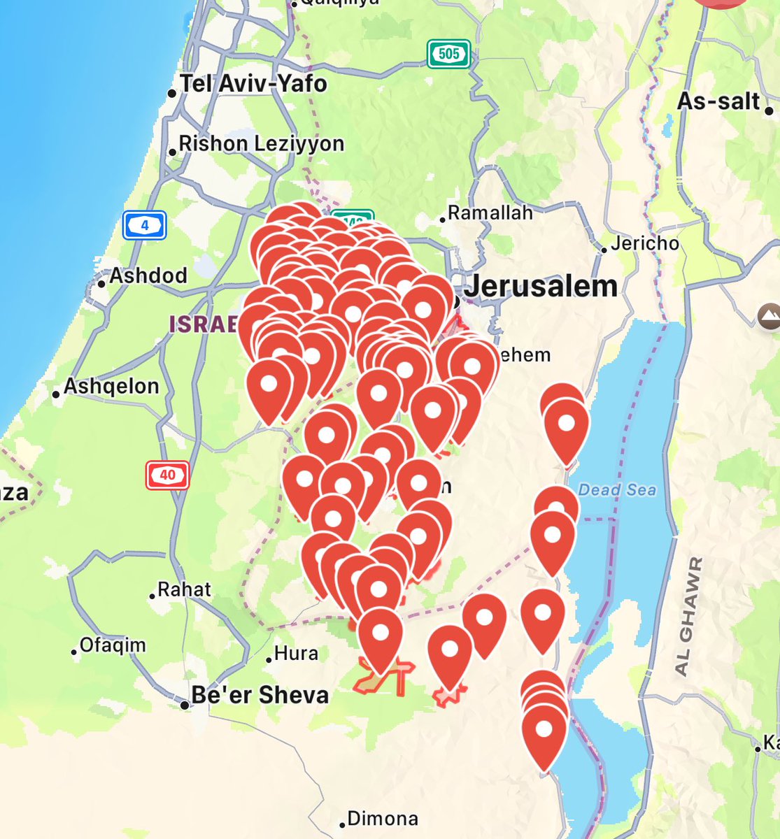 JoelCRosenberg's tweet photo. BREAKING: Sirens sounding right now here in Jerusalem and all across central Israel as Houthis fire more missiles from Yemen. Please pray. https://t.co/uanRaVWAsw