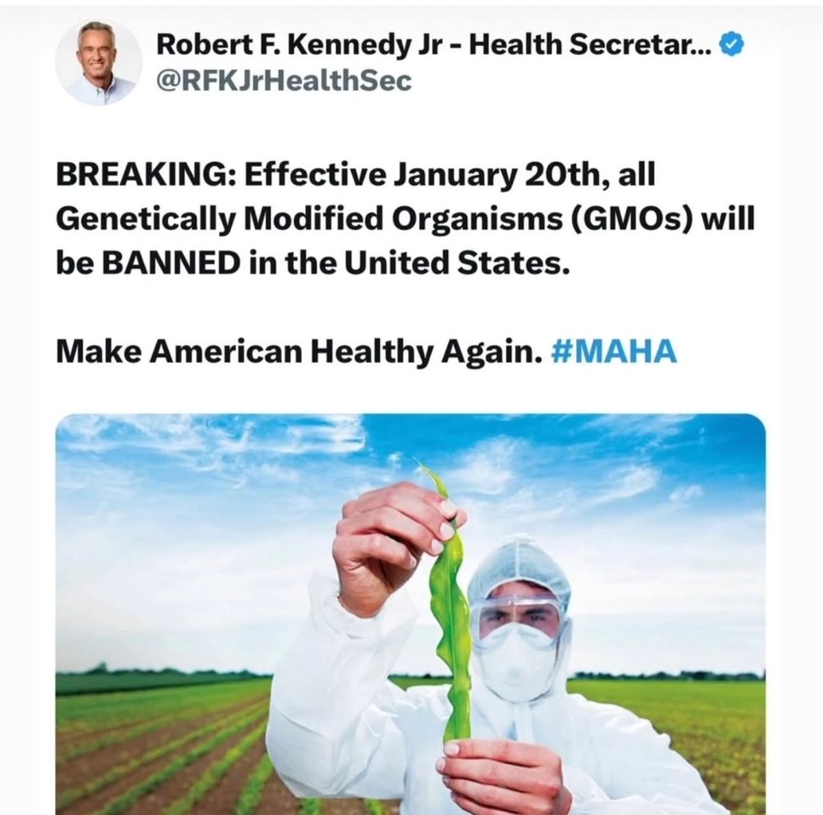 NowPammsy's tweet photo. Fantastic news! Thank you, RFK Jr!❤️🔥👏🏻👏🏻👏🏻👏🏻 https://t.co/hrFE4GAvWt