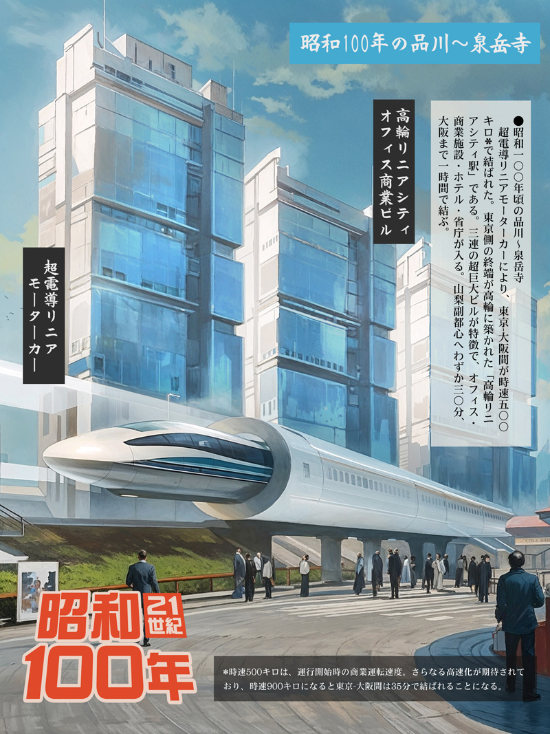 昭和100年の未来図　品川
