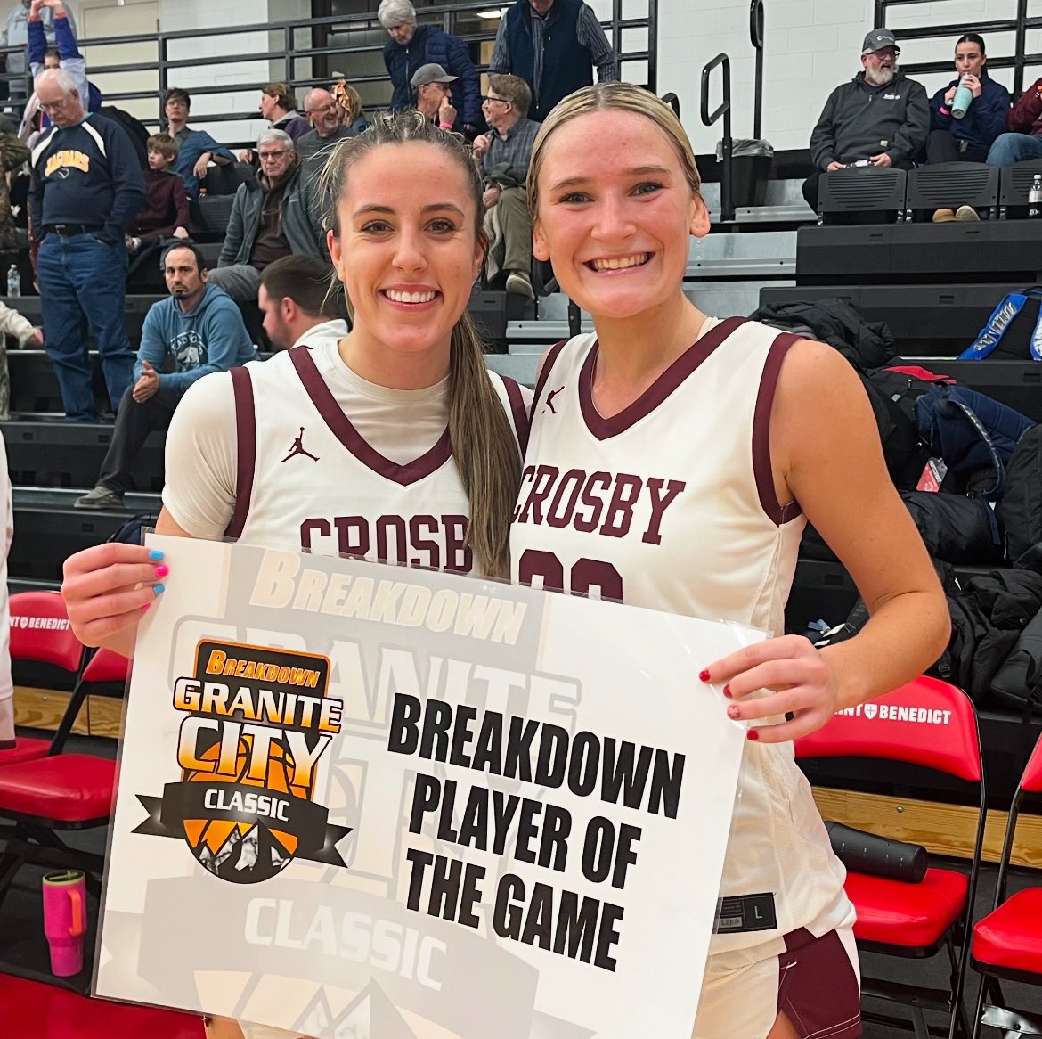 Breakdown Sports USA (@breakdownusa) on Twitter photo Shout out to <a href="/ReganJuenemann/">Regan Juenemann</a> & <a href="/OehrleinTori/">Tori Oehrlein</a> of <a href="/CI_LadyRangers/">Lady Rangers Basketball</a> who earned Player of the Game honors in Crosby-Ironton’s win over <a href="/SWCHS_GBB/">SWCHS Girls BBall</a> at the <a href="/BreakdownUSA/">Breakdown Sports USA</a> Granite City Classic. Shout out to <a href="/ReganJuenemann/">Regan Juenemann</a> & <a href="/OehrleinTori/">Tori Oehrlein</a> of <a href="/CI_LadyRangers/">Lady Rangers Basketball</a> who earned Player of the Game honors in Crosby-Ironton’s win over <a href="/SWCHS_GBB/">SWCHS Girls BBall</a> at the <a href="/BreakdownUSA/">Breakdown Sports USA</a> Granite City Classic.