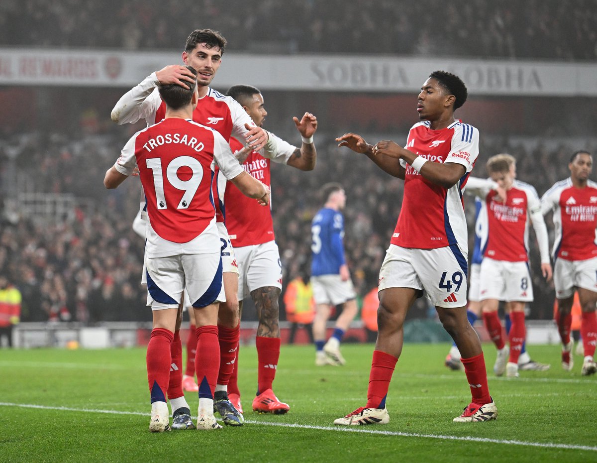 Arsenal's tweet photo. Job done ✅

Next up: Brentford ✊ https://t.co/lcknLqlfz1